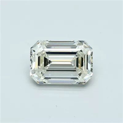 5.50ct K FL Rare Carat Ideal Cut Emerald Diamond