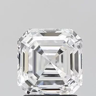 2.01ct D VS1 Excellent Cut Asscher Lab Grown Diamond