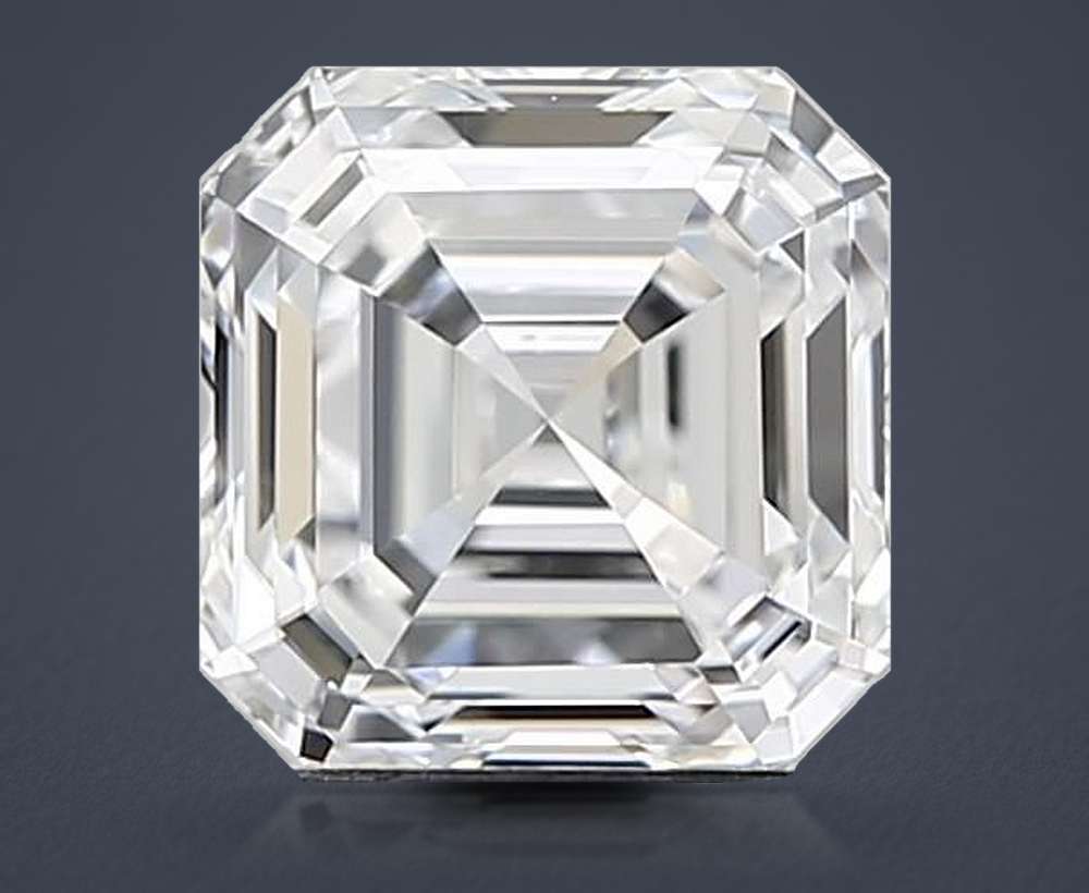 2.01ct D VS1 Excellent Cut Asscher Lab Grown Diamond