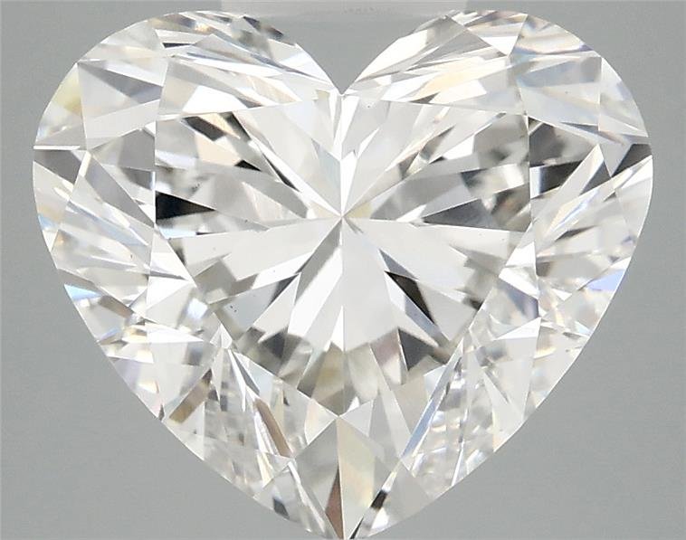 5.02ct G VS1 Rare Carat Ideal Cut Heart Lab Grown Diamond