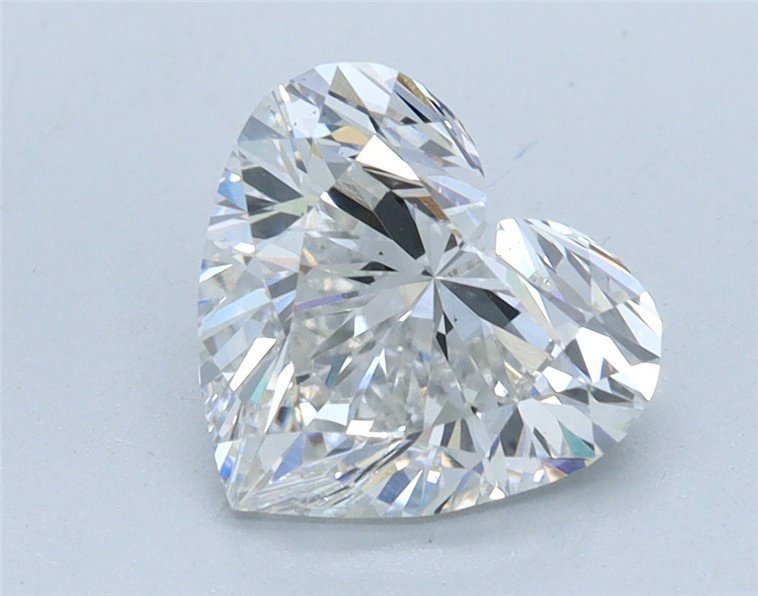 1.51ct F VS2 Rare Carat Ideal Cut Heart Lab Grown Diamond