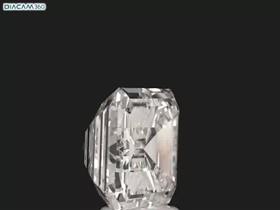 6.40ct I SI1 Very Good Cut Emerald Diamond