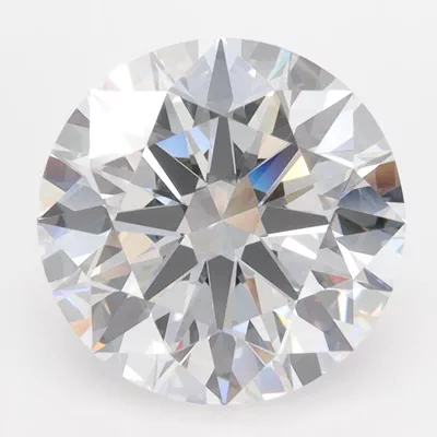 4.09ct D FL Rare Carat Ideal Cut Round Lab Grown Diamond