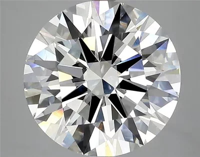 5.25ct F VS1 Rare Carat Ideal Cut Round Diamond