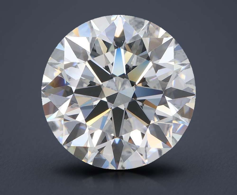4.31ct F VVS1 Rare Carat Ideal Cut Round Lab Grown Diamond