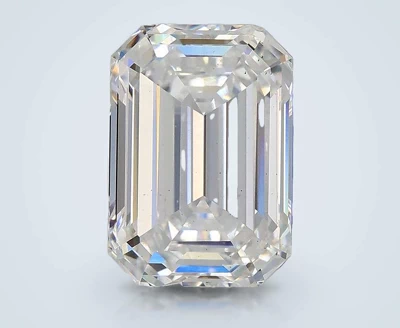 3.07ct E VS2 Rare Carat Ideal Cut Emerald Lab Grown Diamond