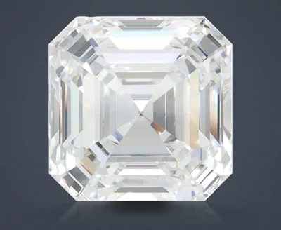 4.30ct D VVS1 Rare Carat Ideal Cut Asscher Lab Grown Diamond