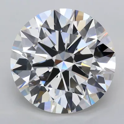 4.06ct F VVS2 Rare Carat Ideal Cut Round Lab Grown Diamond