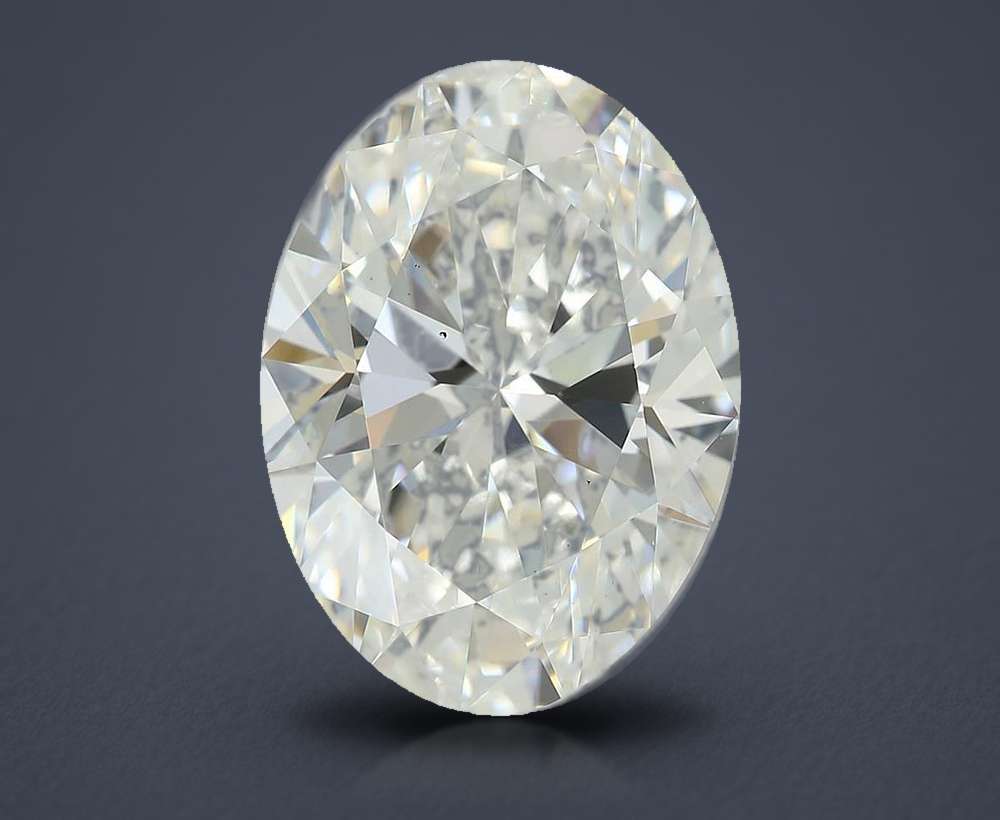 5.23ct E VS1 Rare Carat Ideal Cut Oval Lab Grown Diamond