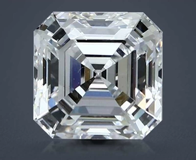 3.05ct D VS1 Rare Carat Ideal Cut Asscher Lab Grown Diamond