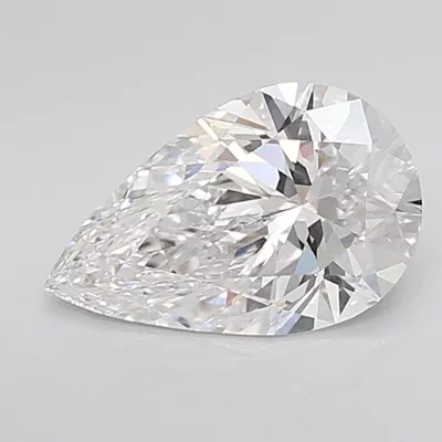 2.07ct D VS1 Rare Carat Ideal Cut Pear Lab Grown Diamond