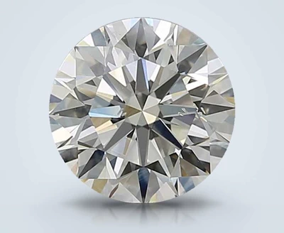 2.58ct K SI2 Rare Carat Ideal Cut Round Diamond