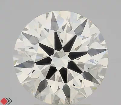 4.06ct J VS1 Rare Carat Ideal Cut Round Diamond