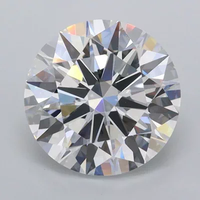 2.01ct D FL Rare Carat Ideal Cut Round Lab Grown Diamond