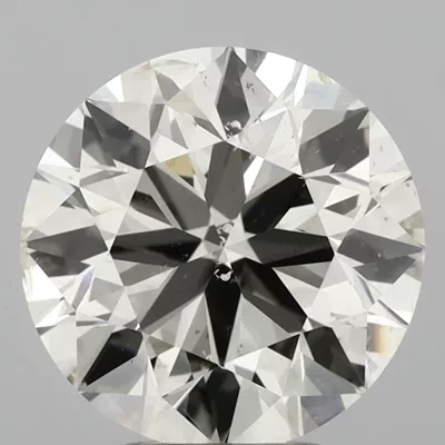 4.50ct K SI2 Rare Carat Ideal Cut Round Diamond