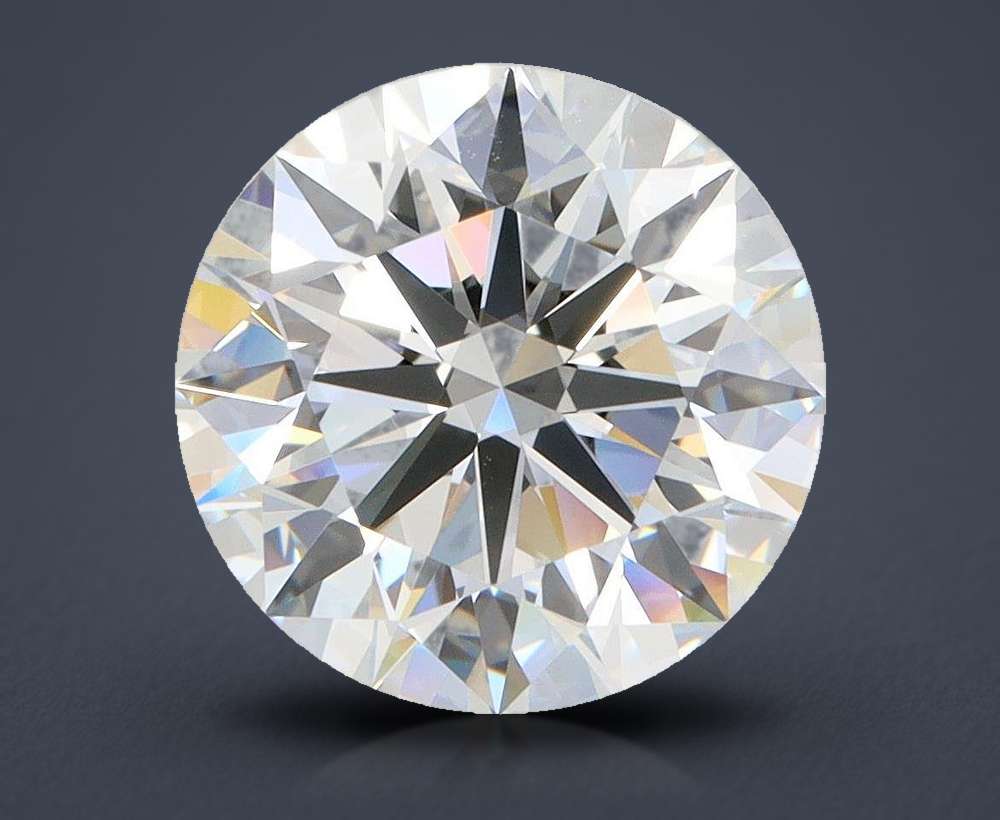 4.15ct F VVS1 Rare Carat Ideal Cut Round Lab Grown Diamond