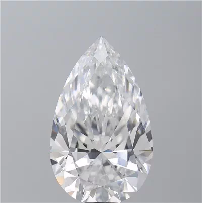 25.65ct E VVS2 Rare Carat Ideal Cut Pear Diamond