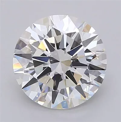 2.74ct F VS2 Rare Carat Ideal Cut Round Lab Grown Diamond