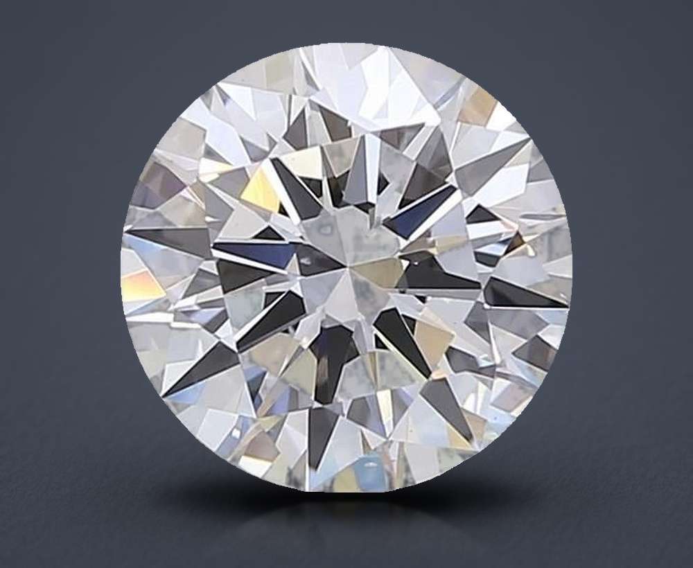 2.75ct F VS2 Rare Carat Ideal Cut Round Lab Grown Diamond