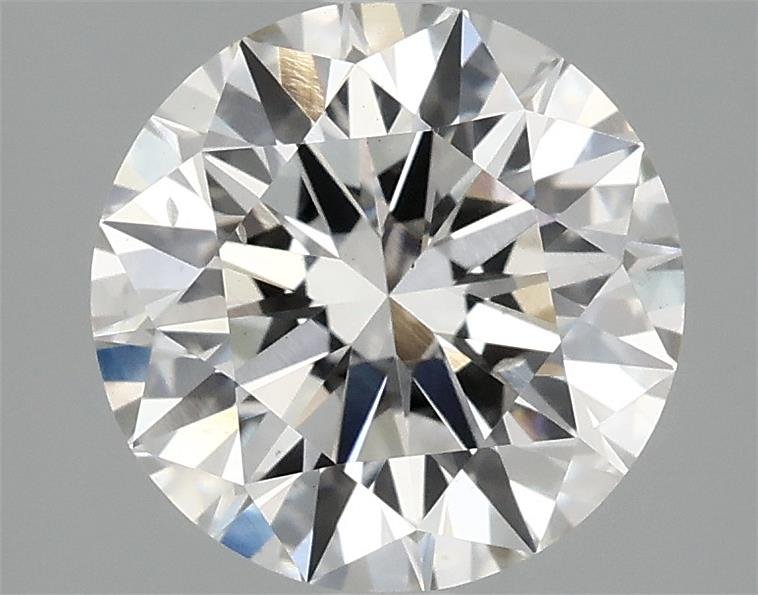 2.02ct F SI1 Rare Carat Ideal Cut Round Lab Grown Diamond