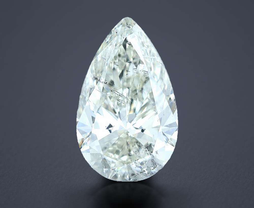 2.02ct I SI2 Very Good Cut Pear Diamond