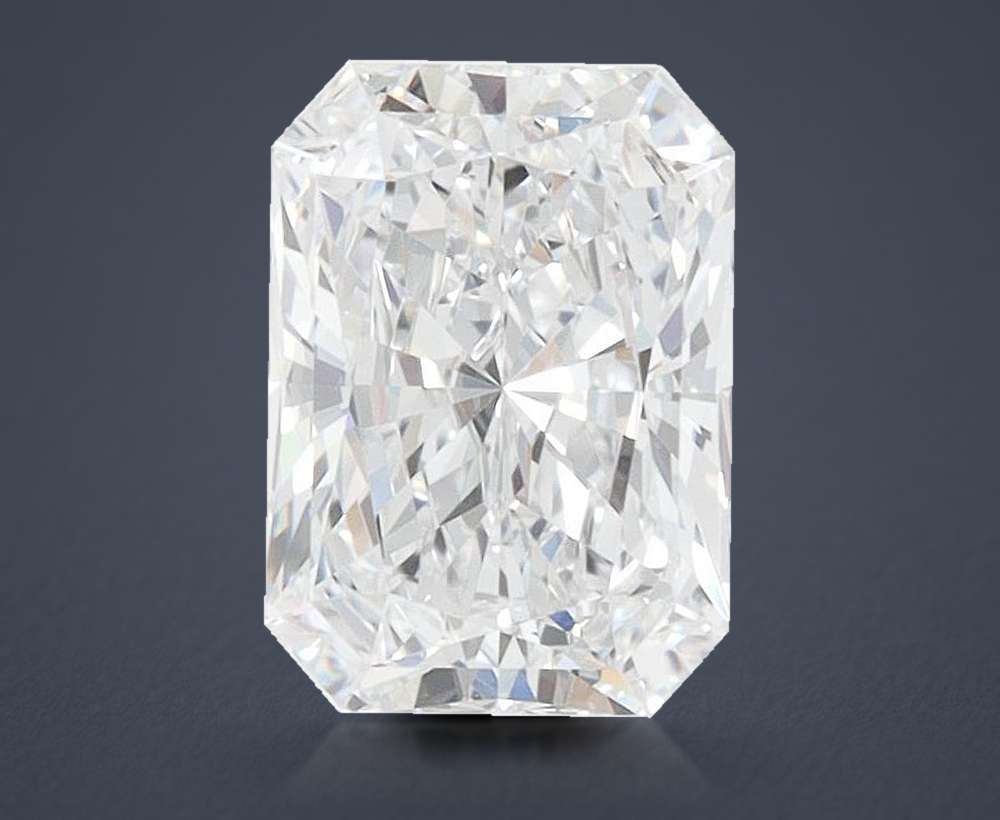 1.52ct D VVS2 Rare Carat Ideal Cut Radiant Lab Grown Diamond
