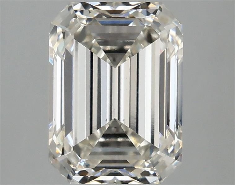 2.56ct H VS1 Excellent Cut Emerald Lab Grown Diamond