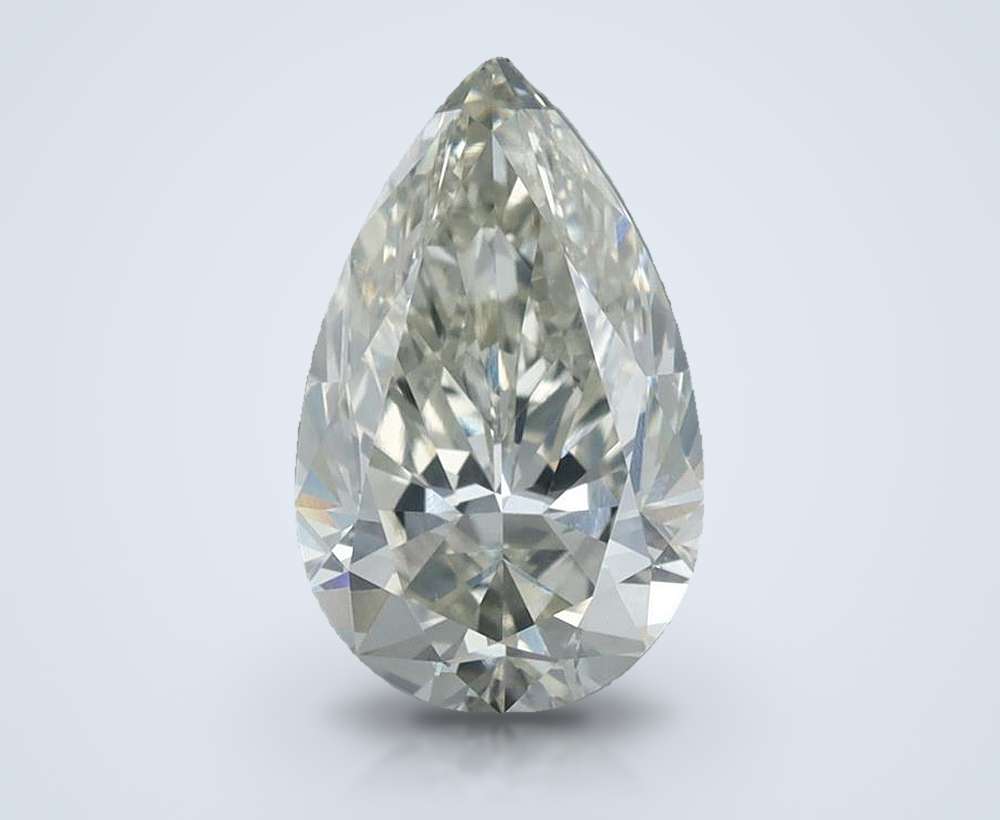 2.51ct J SI1 Very Good Cut Pear Diamond