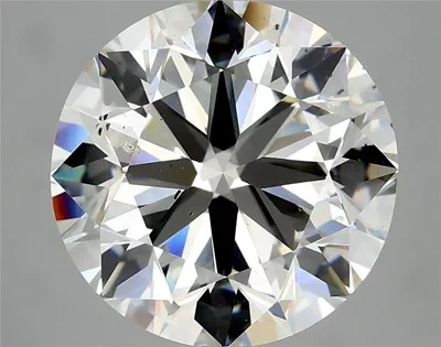5.02ct K SI2 Very Good Cut Round Diamond