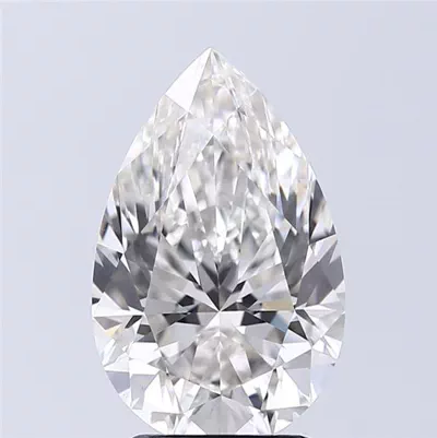 3.01ct H VVS2 Very Good Cut Pear Lab Grown Diamond