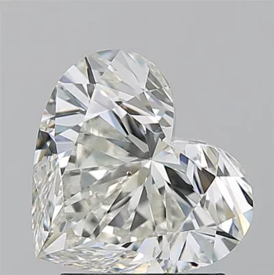 2.02ct K SI1 Rare Carat Ideal Cut Heart Diamond