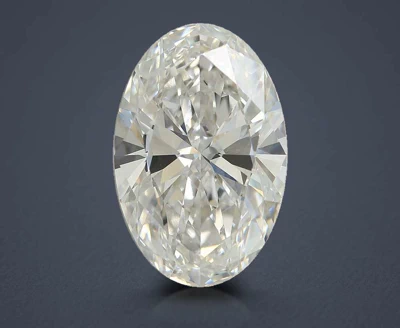 4.41ct F VVS2 Rare Carat Ideal Cut Oval Lab Grown Diamond