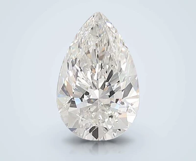3.76ct F VS1 Rare Carat Ideal Cut Pear Lab Grown Diamond