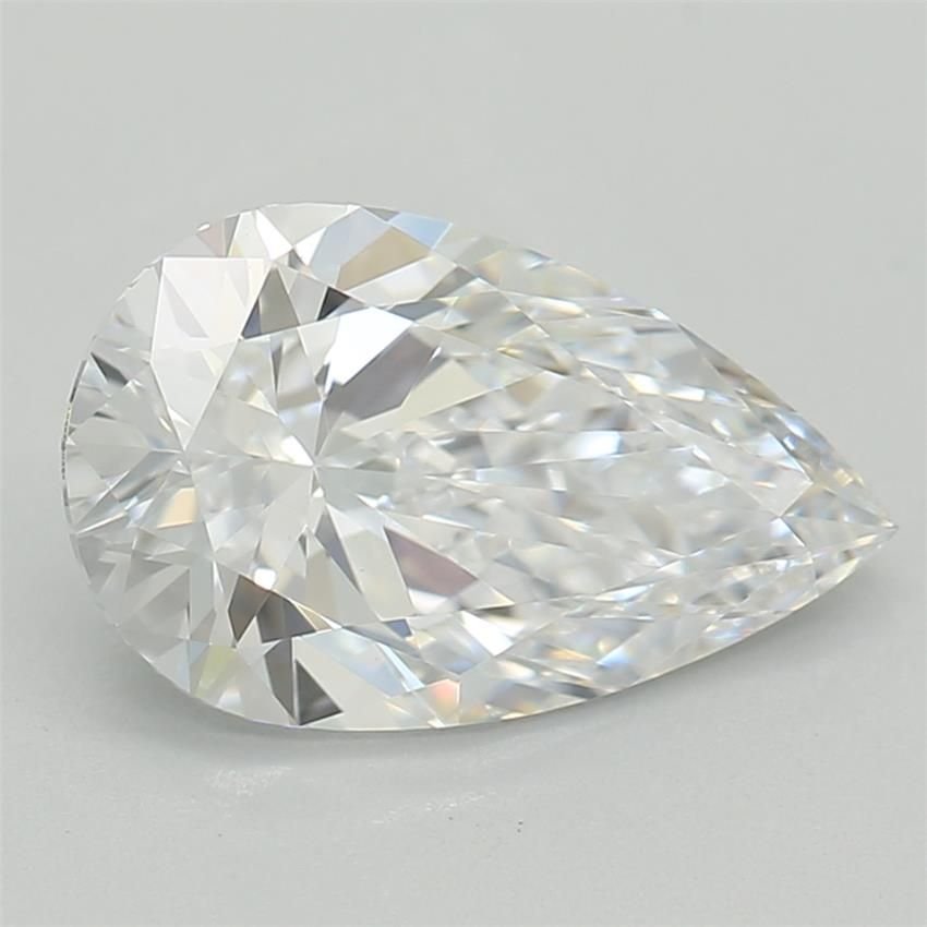 1.08ct D VS1 Rare Carat Ideal Cut Pear Lab Grown Diamond
