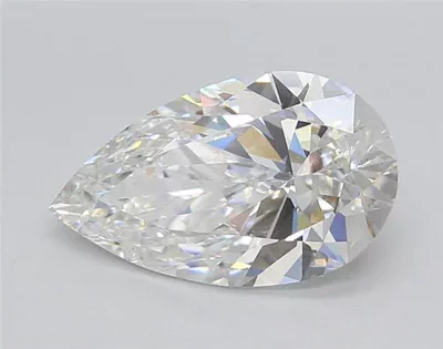2.02ct E VS1 Rare Carat Ideal Cut Pear Lab Grown Diamond