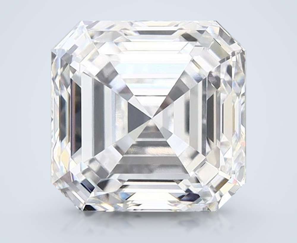 3.09ct E VS1 Rare Carat Ideal Cut Asscher Lab Grown Diamond