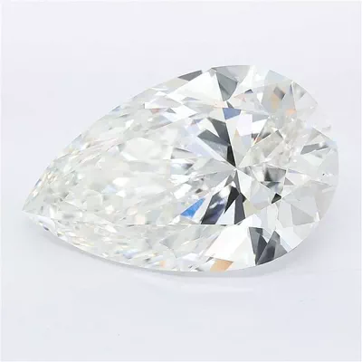 12.08ct F VVS2 Rare Carat Ideal Cut Pear Lab Grown Diamond