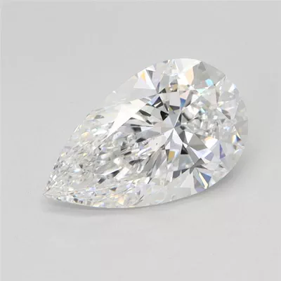 1.53ct E VS1 Rare Carat Ideal Cut Pear Lab Grown Diamond