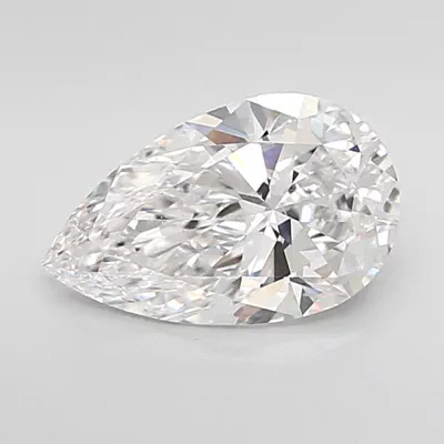 2.02ct E VS1 Rare Carat Ideal Cut Pear Lab Grown Diamond