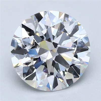2.74ct E IF Rare Carat Ideal Cut Round Diamond