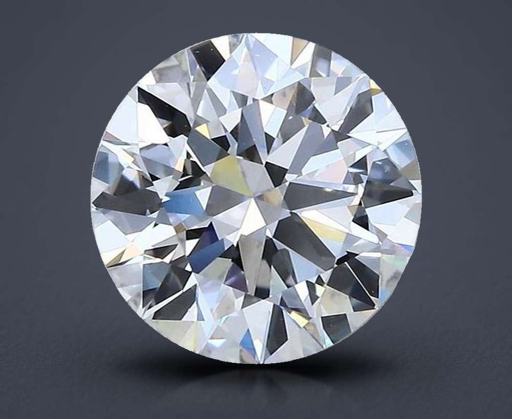 2.74ct E IF Rare Carat Ideal Cut Round Diamond