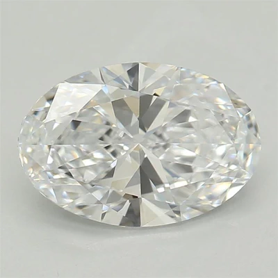 1.05ct D VVS2 Rare Carat Ideal Cut Oval Lab Grown Diamond