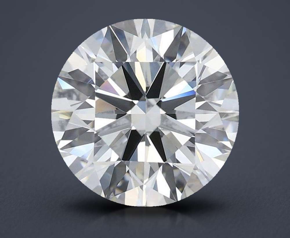 2.25ct K VVS2 Rare Carat Ideal Cut Round Diamond