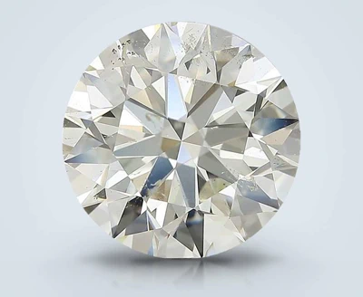 5.51ct J SI2 Ideal Cut Round Diamond