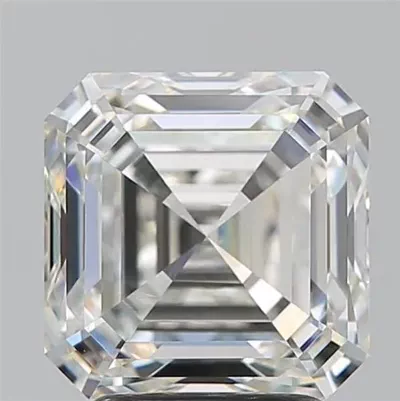 3.03ct H VVS2 Rare Carat Ideal Cut Asscher Diamond
