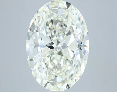 5.09ct J SI1 Rare Carat Ideal Cut Oval Diamond