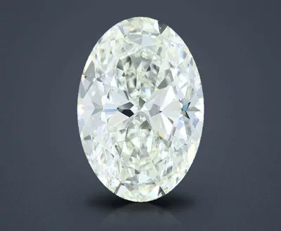 5.09ct J SI1 Rare Carat Ideal Cut Oval Diamond