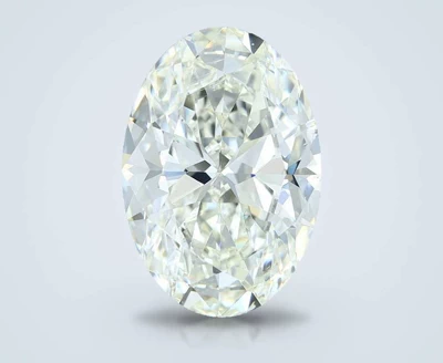 5.09ct J SI1 Rare Carat Ideal Cut Oval Diamond