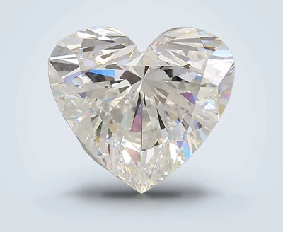 4.07ct E VVS2 Rare Carat Ideal Cut Heart Lab Grown Diamond