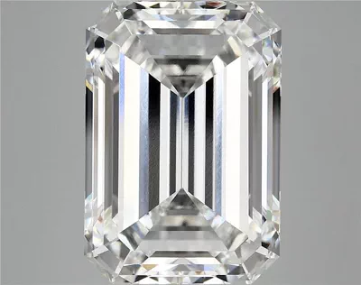 10.58ct F VVS2 Rare Carat Ideal Cut Emerald Lab Grown Diamond
